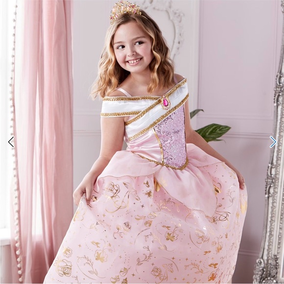 Disney Other - Disney Princess Aurora Deluxe Costume with Shoes